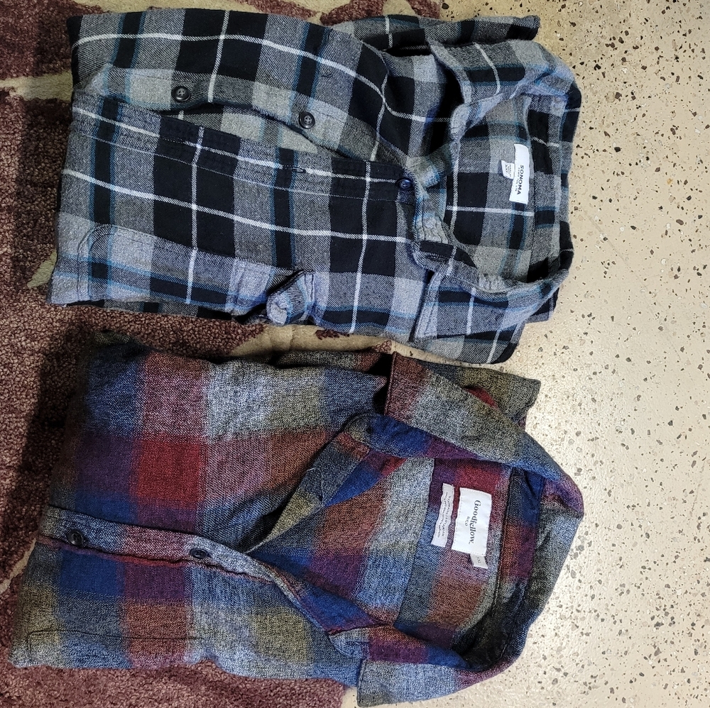 Bundle of Flannel Shirts